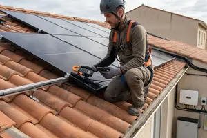 Entretien de panneaux solaires